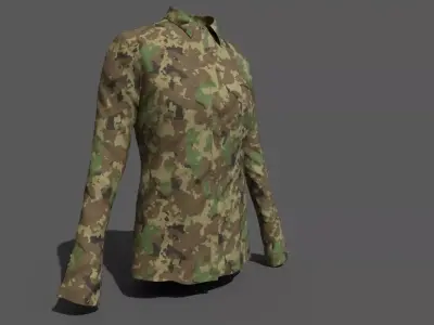 military blouse 3D model