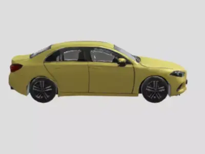 A city car  Free 3D model