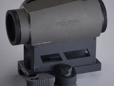 Holographic Sight HSAT66 - AAA 3D Asset - Game Ready Low-poly 3D model