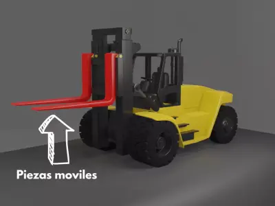 AUTOELEVADOR MONTACARGAS HYSTER 3D print model