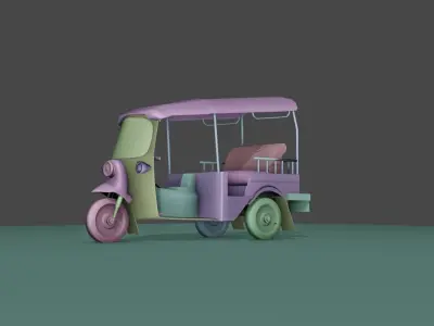 TUK TUK Free 3D model