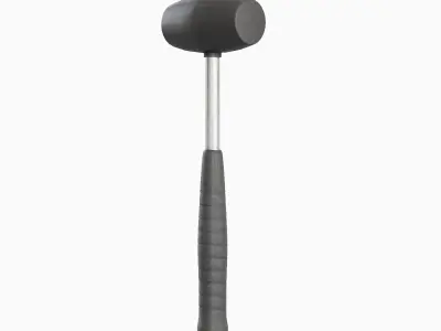 Industrial Rubber Hammer B 01 3D model