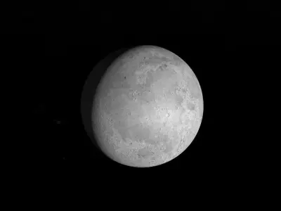 Realistic Moon 3D model