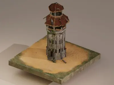  Archer Tower Level 20 3D model