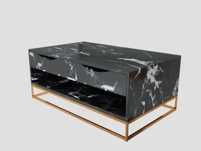 Modern Nesting Coffee Table Part 2 3D model