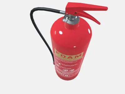 Foam Fire Extinguisher 3D model
