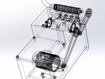 Walnut Shelling Machine  3D model