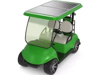 Golf Cart 3D model get