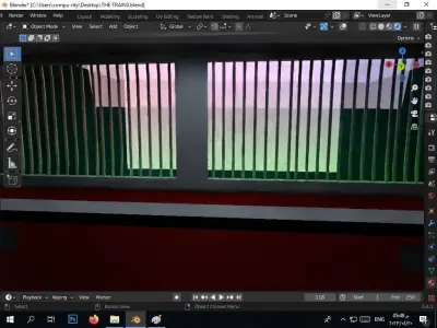 the authentic egyptian train in the alexandrian style Free 3D model