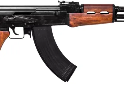 Ak47 best 3d model for your business Low-poly 3D model