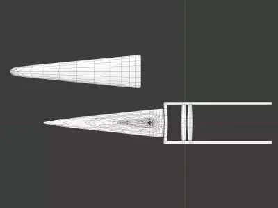 Katyar - Traditional Indian Dagger Low-poly 3D model