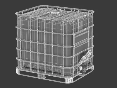 IBC Water Tank 3D model purchase
