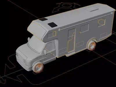 Generic Motorhome 3D model