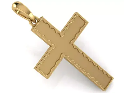 CROSS PENDANT CR214 3D print model