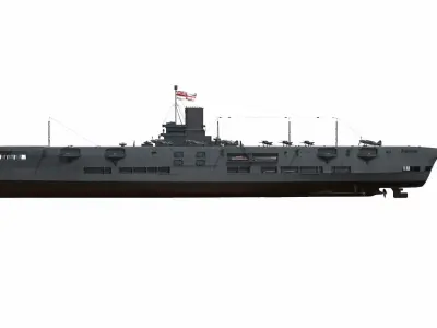Ship 03 Low-poly 3D model
