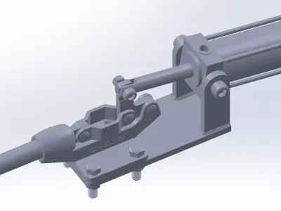 GPP-195200 hydraulic hose clamp Free 3D model