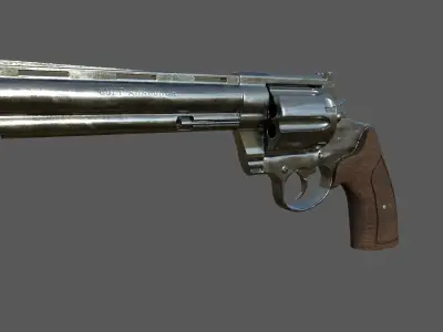 Colt Anaconda Low-poly 3D model
