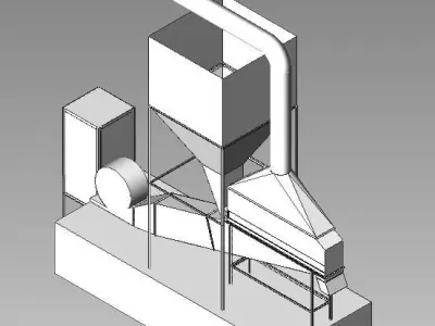 Grain dryer 2 Free 3D model