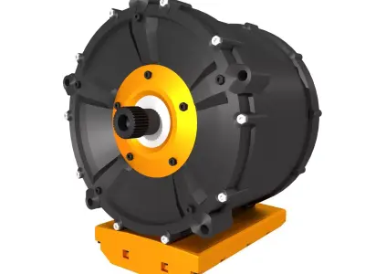 Automotive AC Electric Motor 3D model