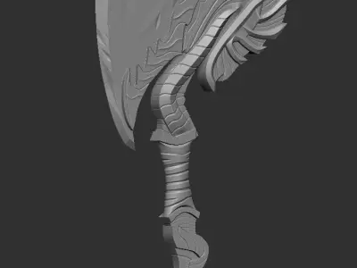 Egyptian Axe Low-poly 3D model
