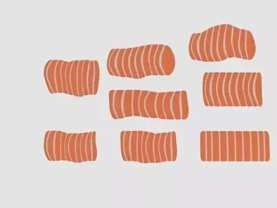  Salmon Pack  Low-poly 3D model