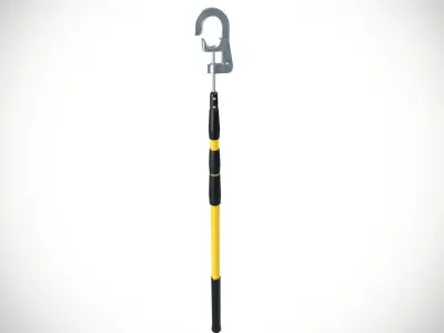 Discharge rod Low-poly 3D model