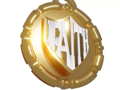 Shield of Faith Madallion 3D model
