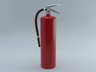 Fire Extinguisher Low-poly 3D model 56