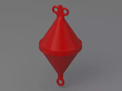 Sea Buoy 01 Red 3D model