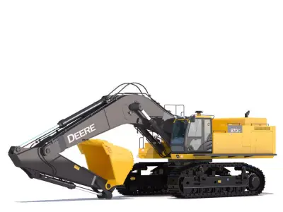 Excavator Deere 870G 3D model