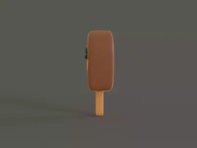 LowPoly Kawaii Sloth Ice Cream Low-poly 3D model