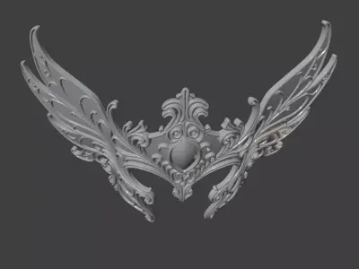 ELEGANT FAE MASK 3D print model