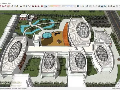Sketchup Kindergarten B10 3D model