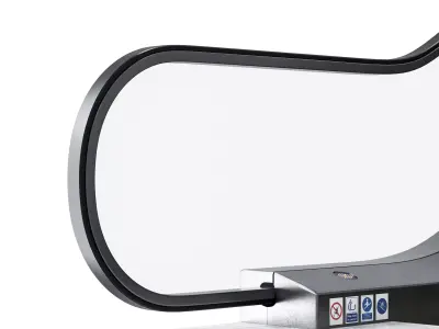 Downward Escalator Animated 3D model