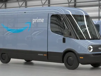 Amazon Electric Delivery Van 3D model purchase