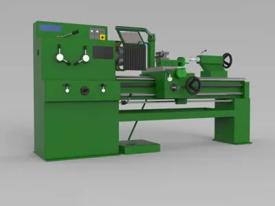 TURNING LATHE Free 3D model