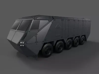 Warfare Vehicle 3D model from CGTrader