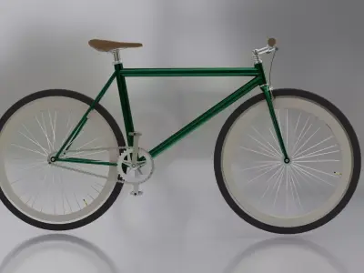 Fixie Bike - Urban Bicycle 3D model