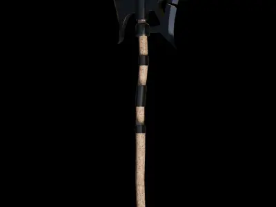 Game Ready Axe Low-poly 3D model purchase