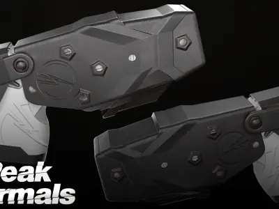 Taser Axon X26P - Blade Tech Holster Low-poly 3D model