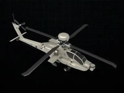 AH-64 Apache 3D model by octagram14
