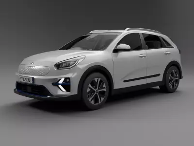 Kia Niro Ev Free low-poly 3D model