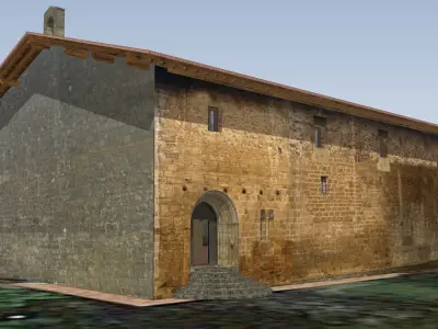 Hermitage of La Antigua-Zumarraga Free low-poly 3D model