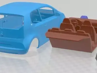 Seat Mii 2013 Printable Car 3D print model