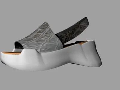 sandal girls 3D model