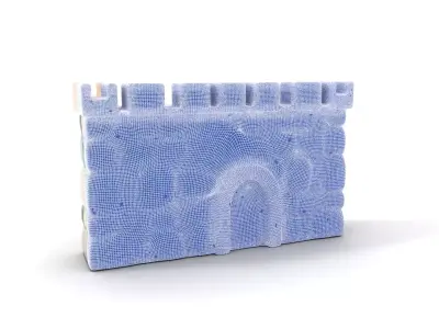 Rustic Stone Castle model pack Low-poly 3D model