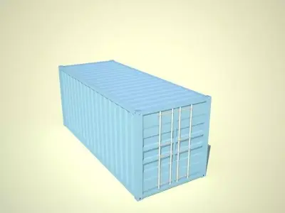 Container shipping Free 3D model purchase