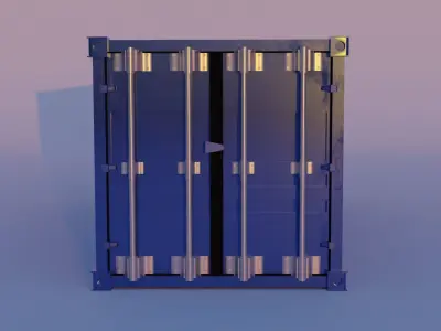 Container shipping Free 3D model buy