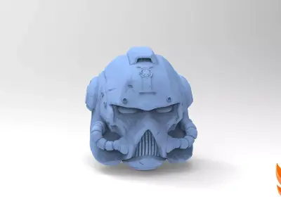 Spacemarine Helmet  3D model