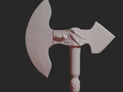 Axe stylized  3D model